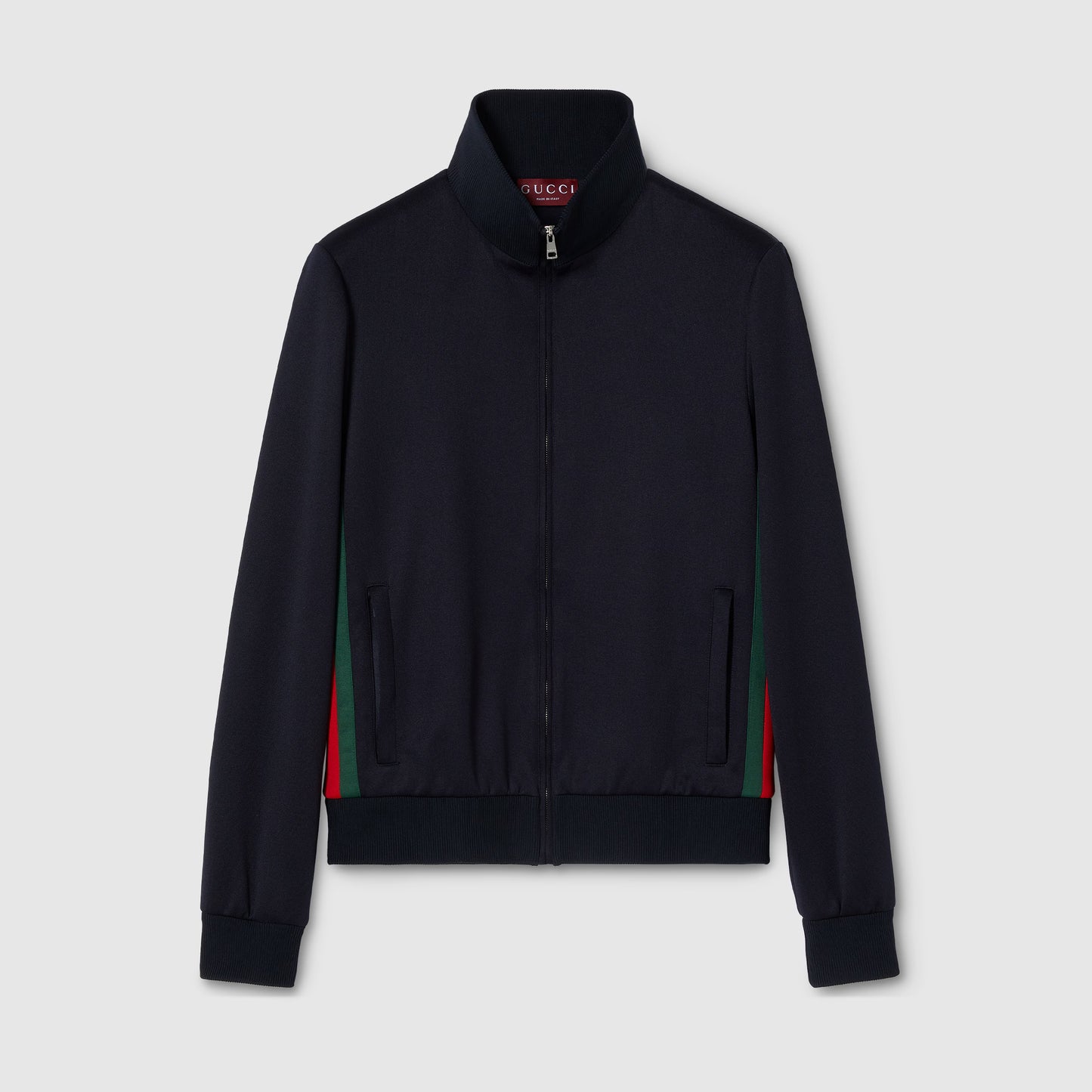 Veste zippée en jersey technique avec bande Web
