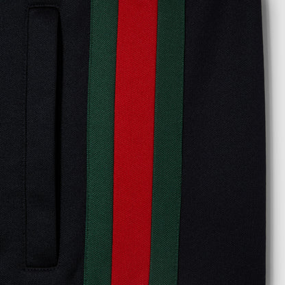 Veste zippée en jersey technique avec bande Web