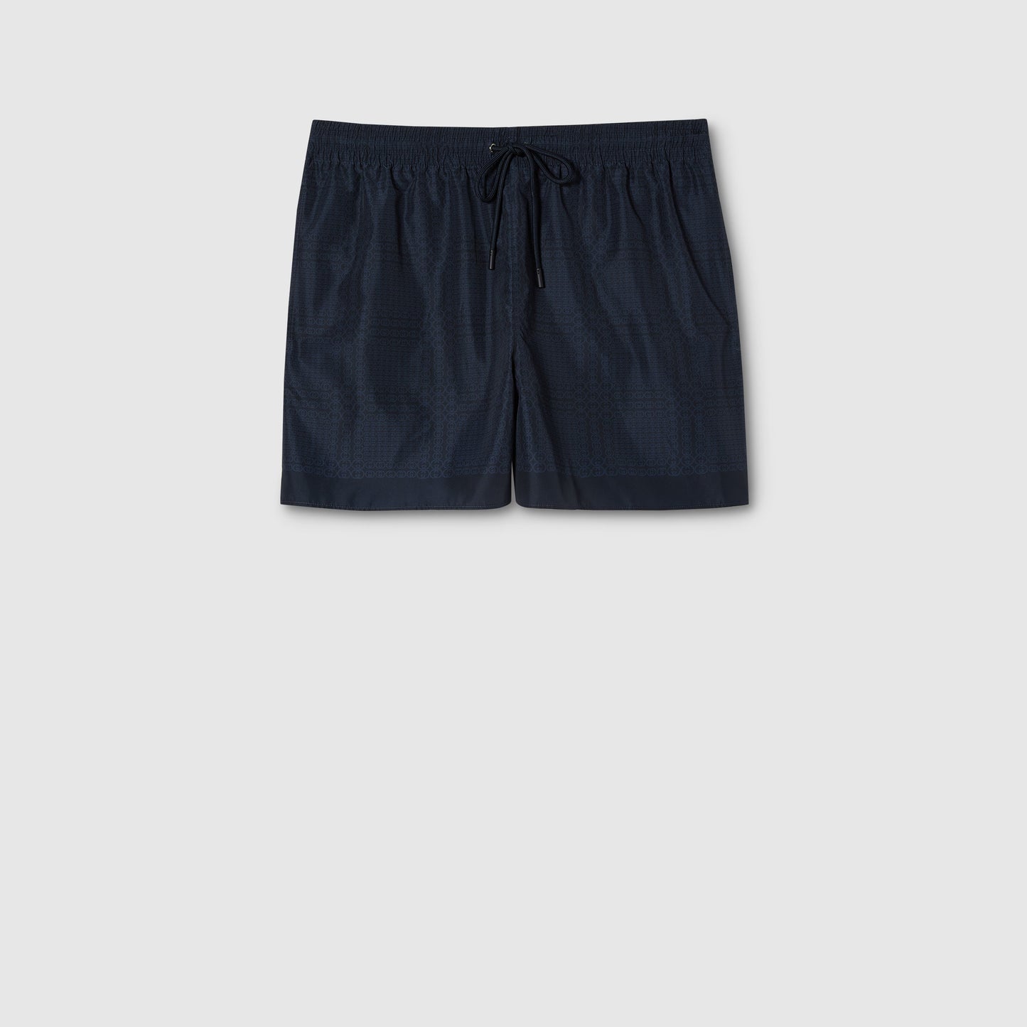 Short de bain en popeline technique à imprimé