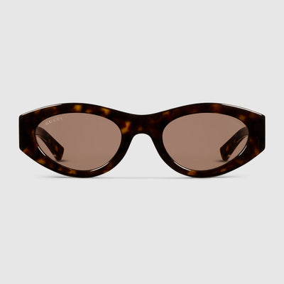 Sonnenbrille mit ovalem Rahmen