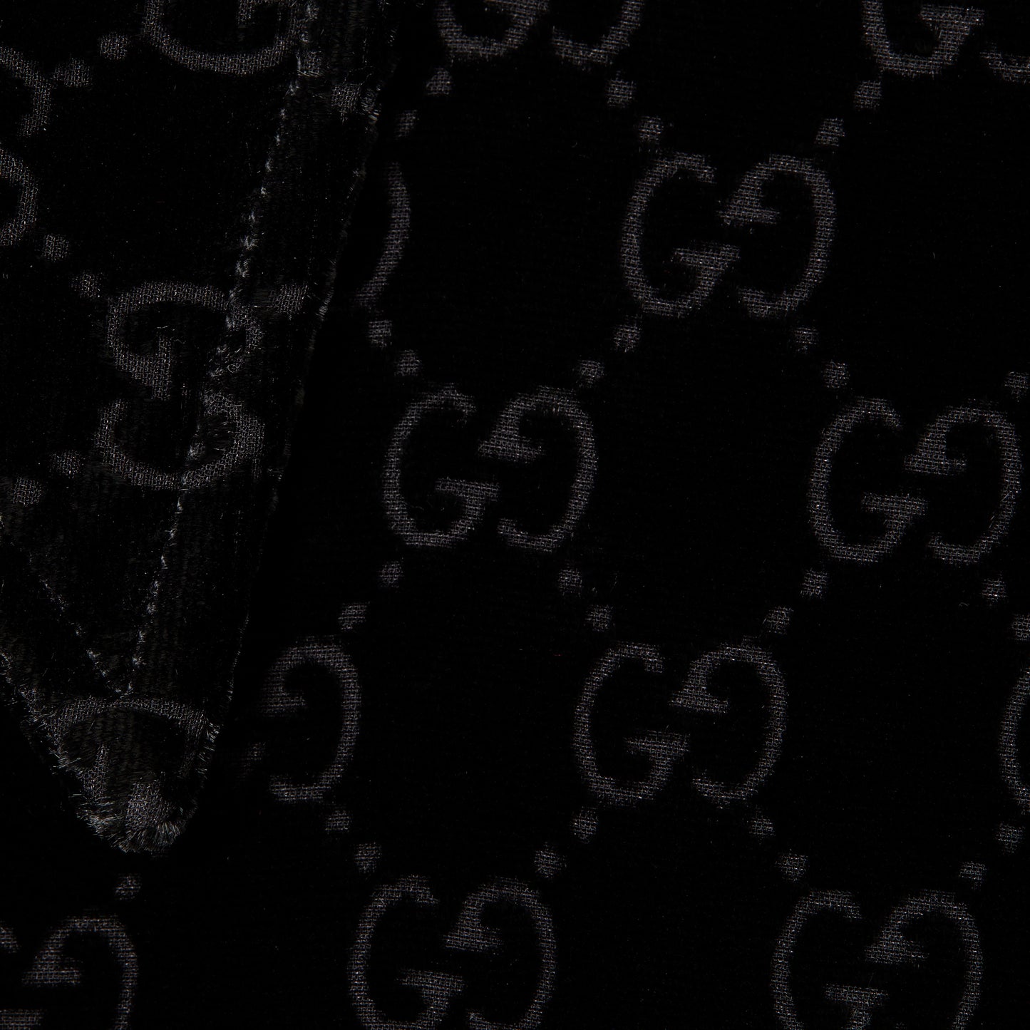 Chemise en velours dévoré GG stretch