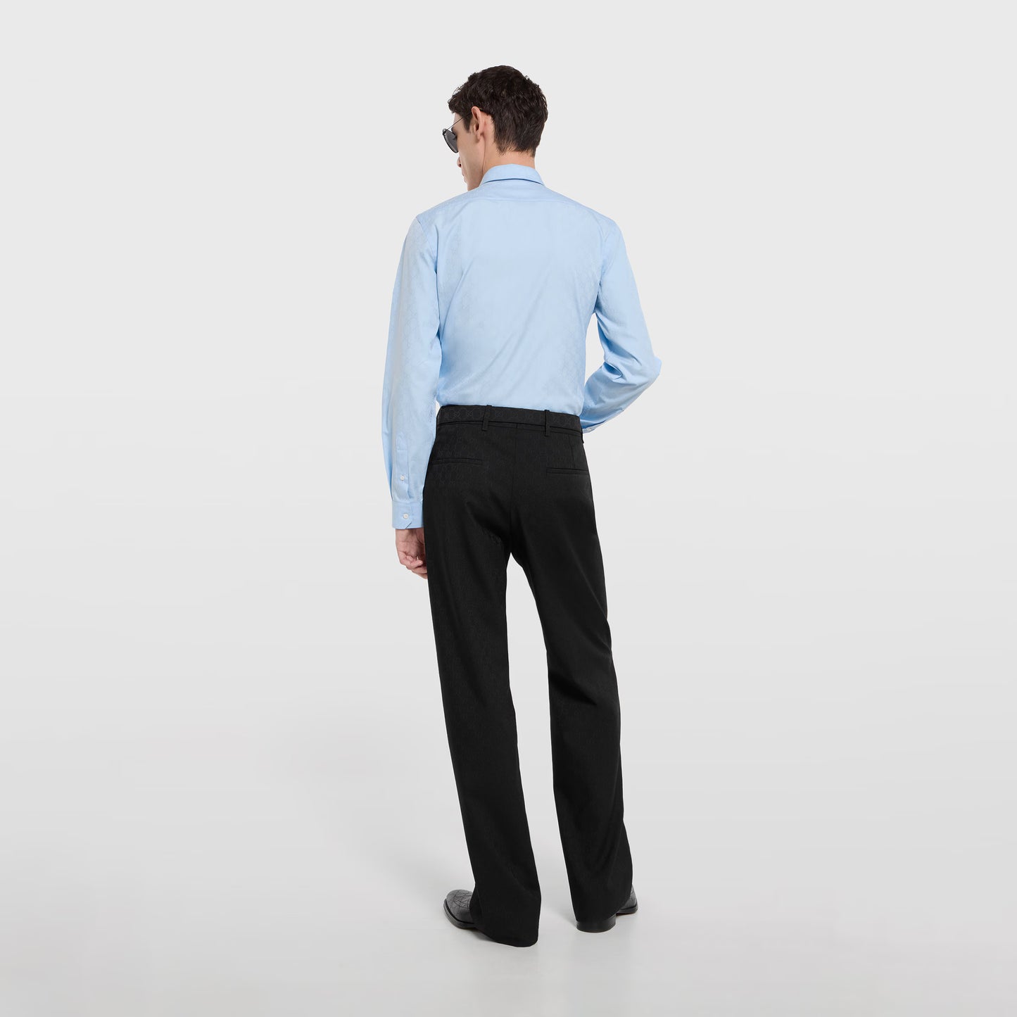 Chemise en popeline de coton GG