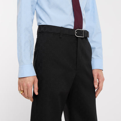 Pantalon en laine GG
