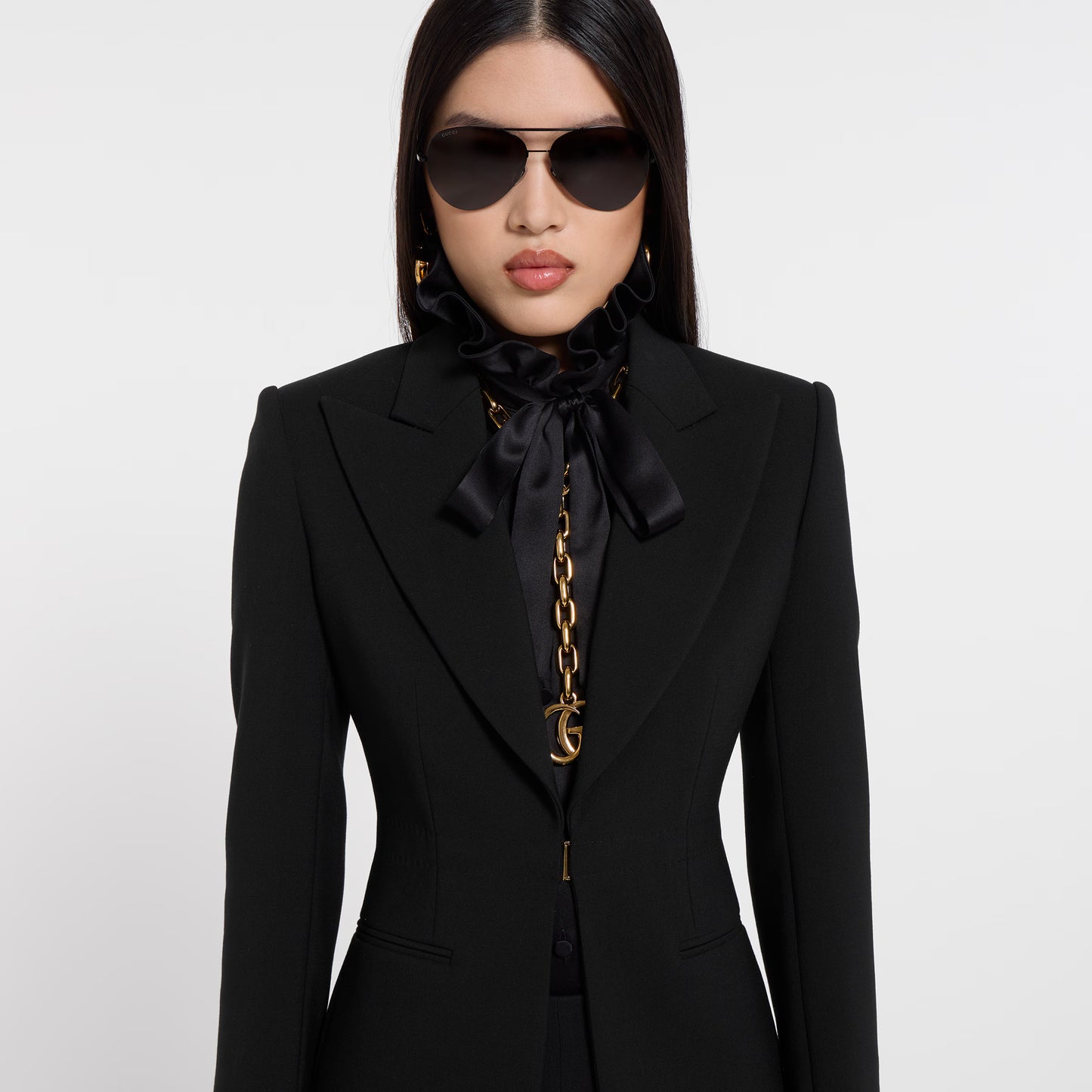 Veste en laine stretch technique
