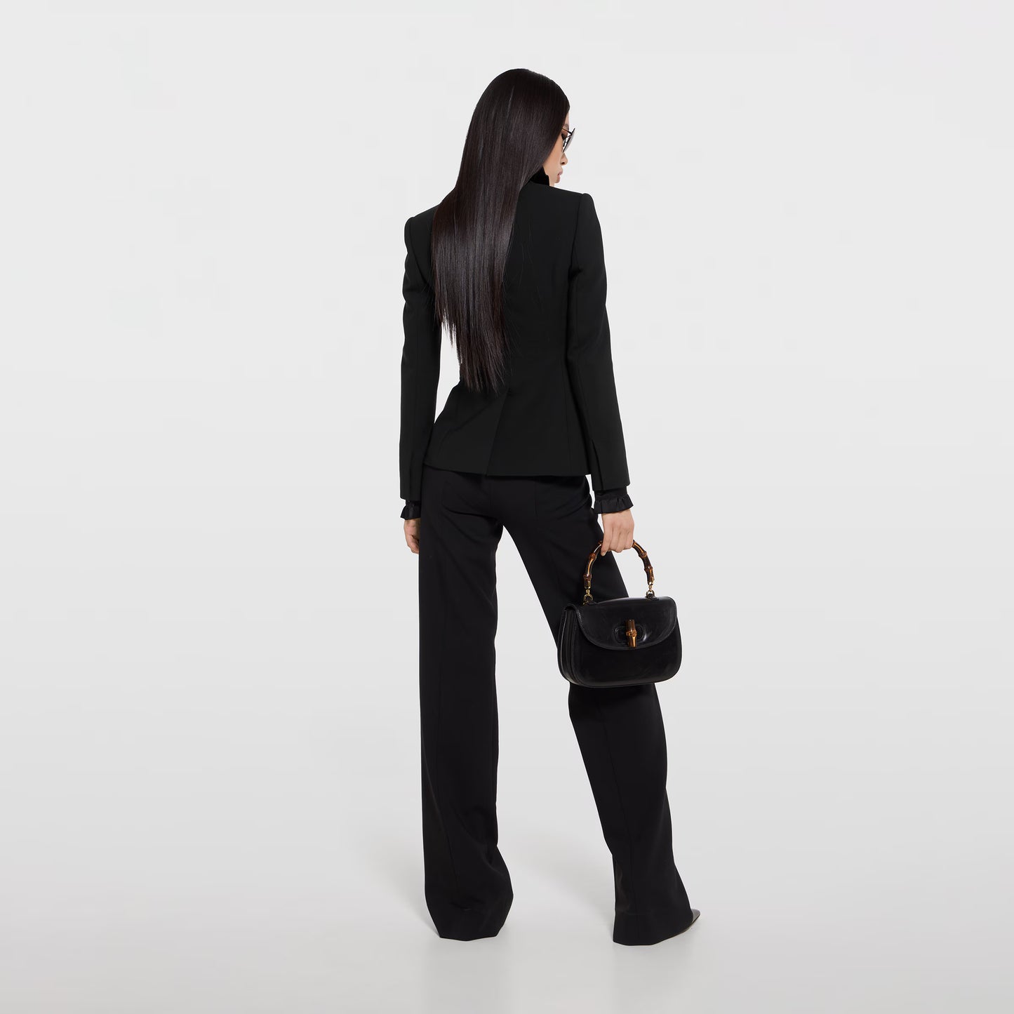 Veste en laine stretch technique