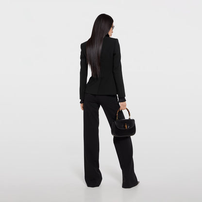 Veste en laine stretch technique