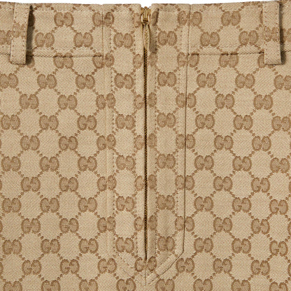 Jupe en toile de coton GG