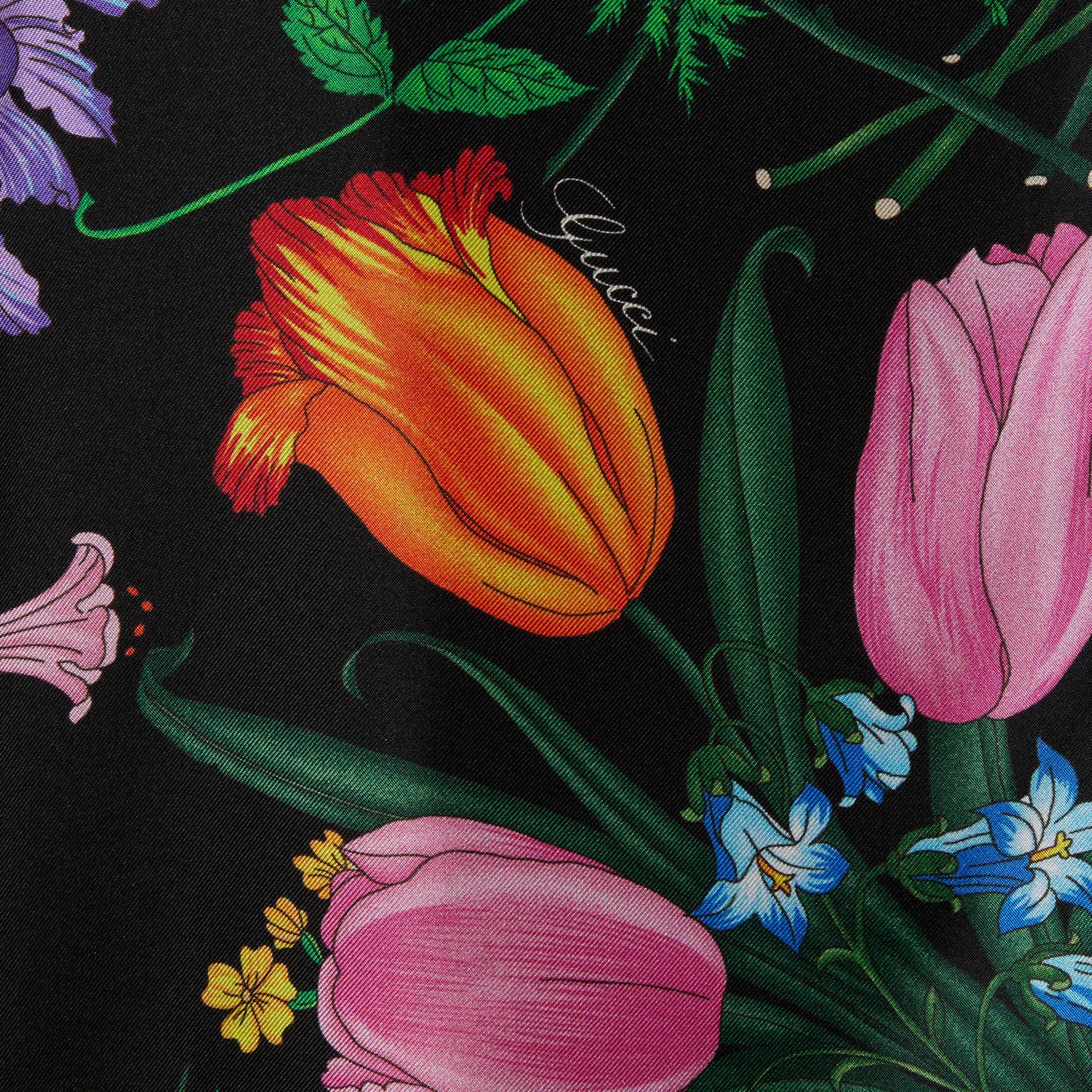 Chemise en twill de soie avec imprimé
